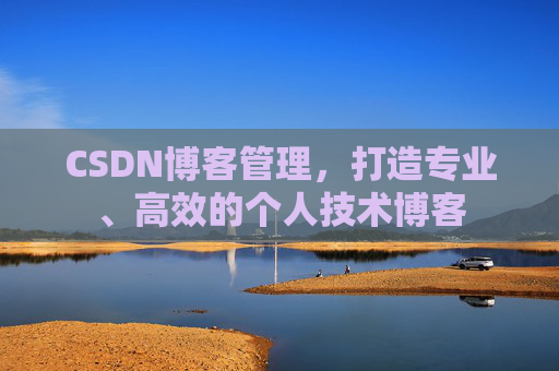 CSDN博客管理，打造专业、高效的个人技术博客