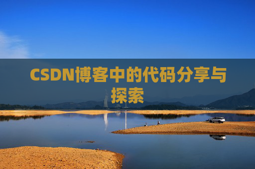 CSDN博客中的代码分享与探索